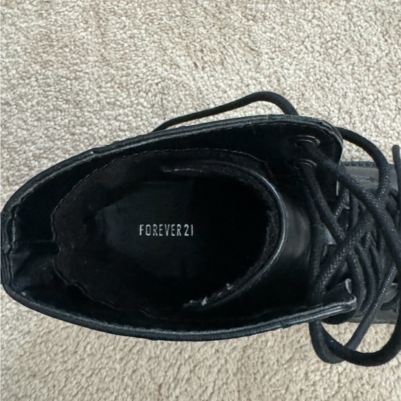 Black Combat Boots - Picture 3 of 5